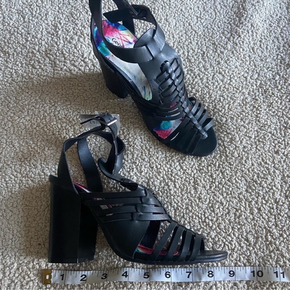 🌸 George 🌸 strappy black heels - Picture 4 of 6